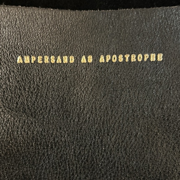 Ampersand as Apostrophe Tote bag black - Picture 4 of 7